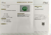 4.63/CT Natural Panna Stone with Govt. Lab Certificate-16275S206810